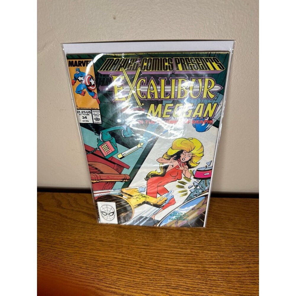 Marvel Comics Presents #34 Excalibur Meggan - In the Kitchen Of Deat